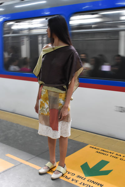Petal Top - Two Tone